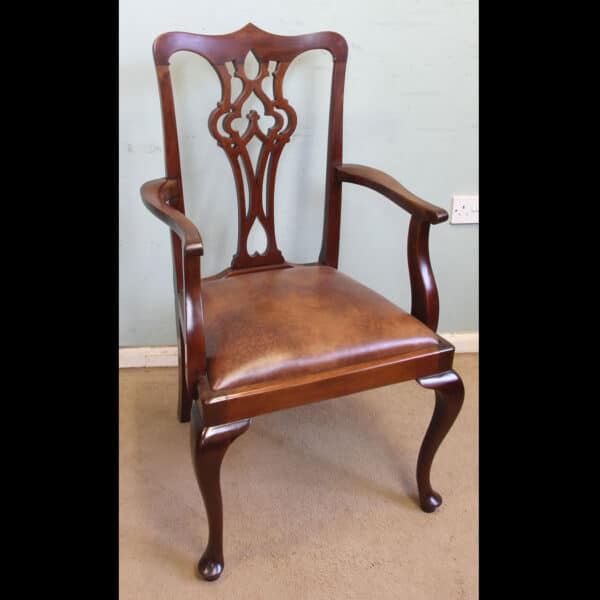 Antique Mahogany Georgian Style Desk Chair