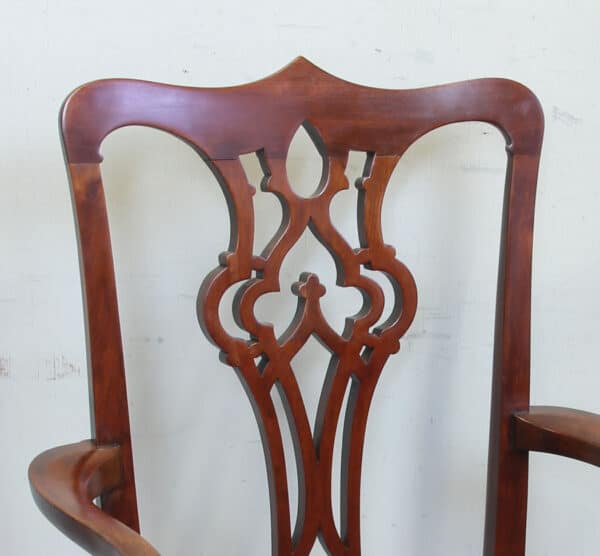 Antique Mahogany Georgian Style Desk Chair - Image 6