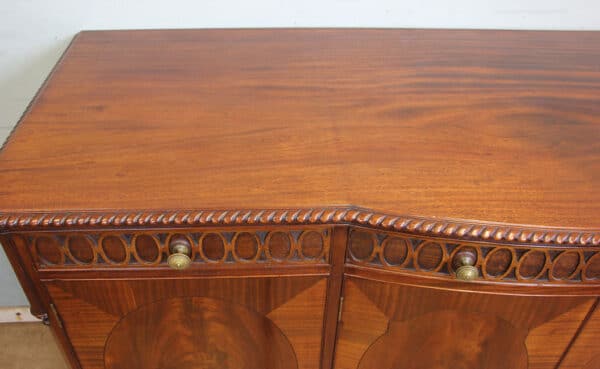 Mahogany Bow Front Georgian Style Sideboard Base. Antique Antique Sideboards 8