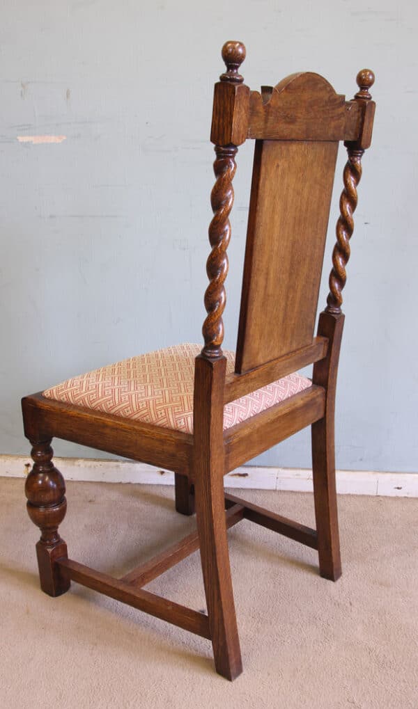 Antique Set of Six Oak Dining Chairs Antique Antique Chairs 11