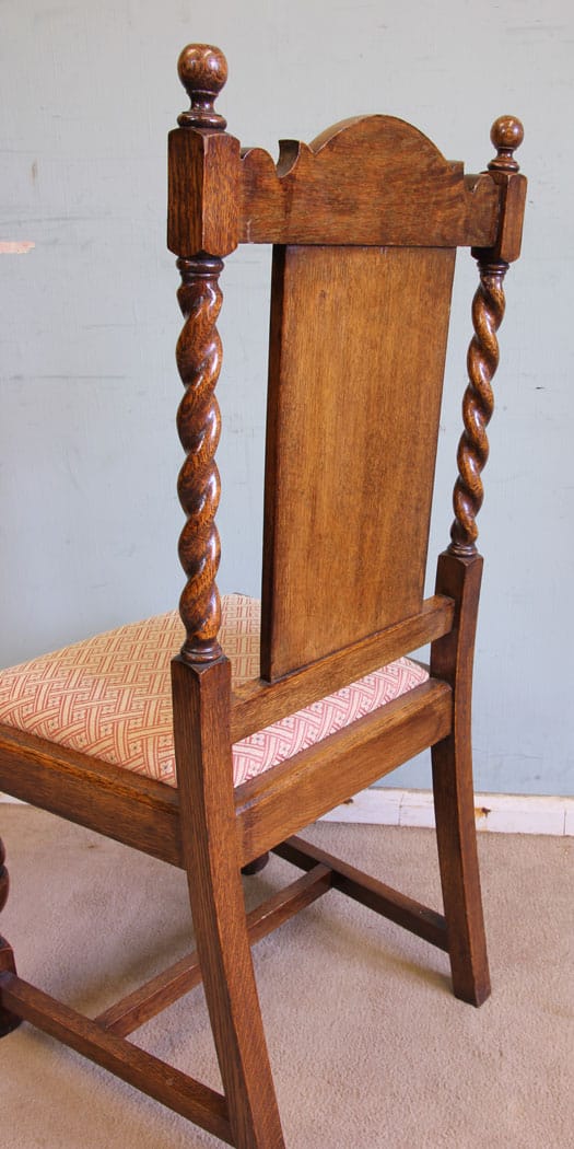 Antique Set of Six Oak Dining Chairs Antique Antique Chairs 7