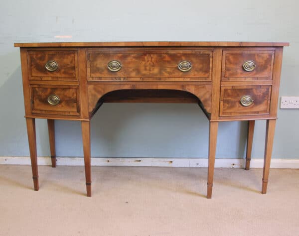 Antique Georgian Style Mahogany Shaped Front Sideboard Antique Antique Sideboards 11