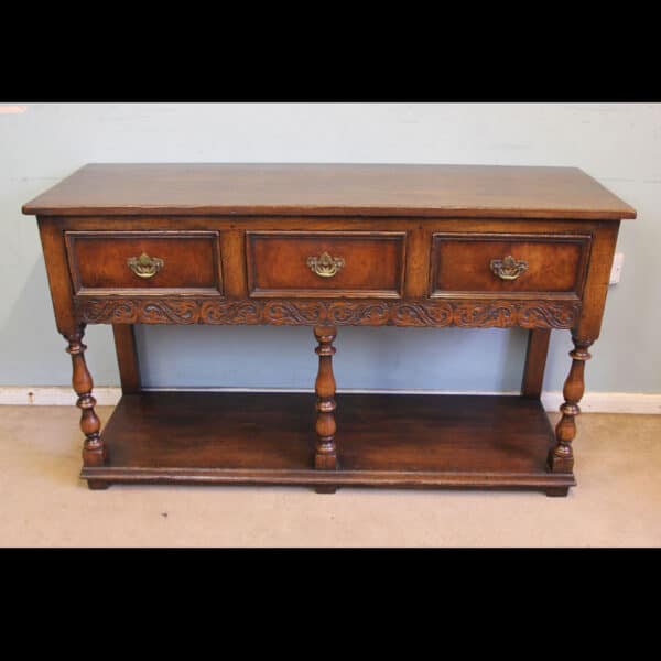 Antique Oak Sideboard Dresser Base