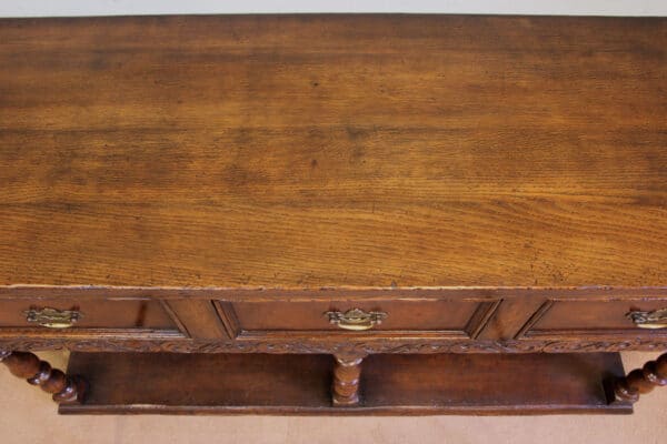 Antique Oak Sideboard Dresser Base - Image 6