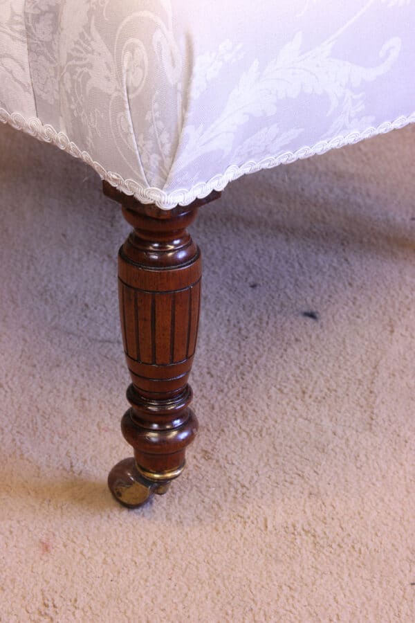 Antique Late Victorian Walnut Tub Chair - Image 9
