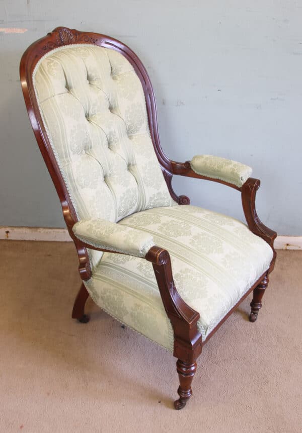 Antique Victorian Gentleman’s Armchair Antique Antique Chairs 4