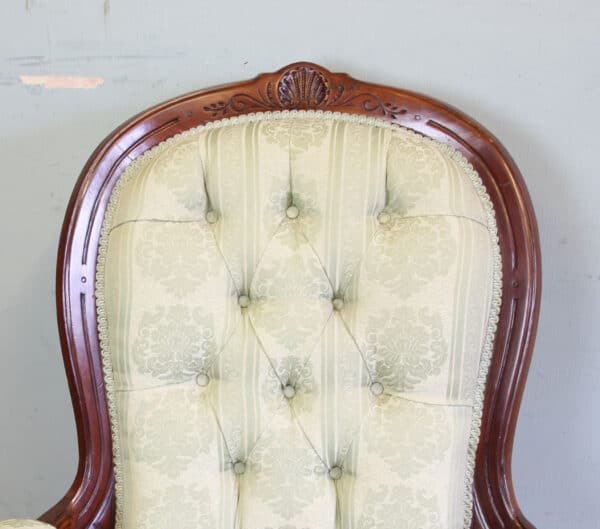 Antique Victorian Gentleman’s Armchair - Image 4