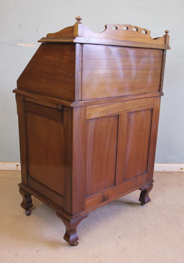 Antique Mahogany Small Bureau Writing Desk BUREAU Antique Desks 14