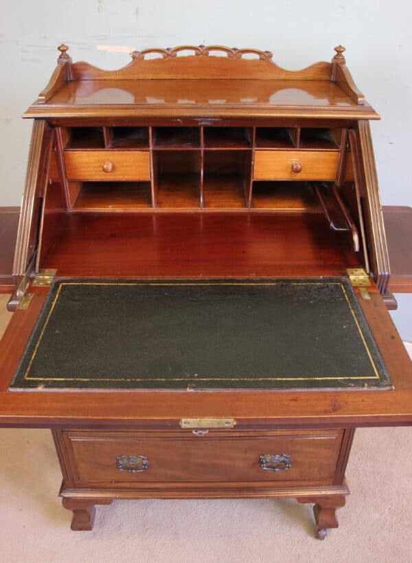 Antique Mahogany Small Bureau Writing Desk BUREAU Antique Desks 5