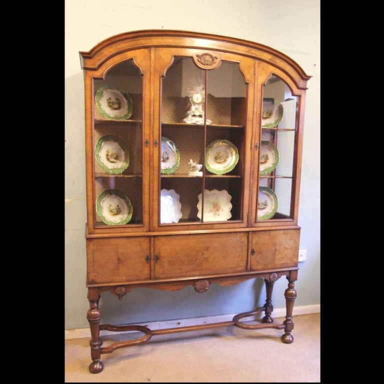 Quality Antique Walnut Display Cabinet Antique Antique Cabinets Quality Antique Walnut Display Cabinet
