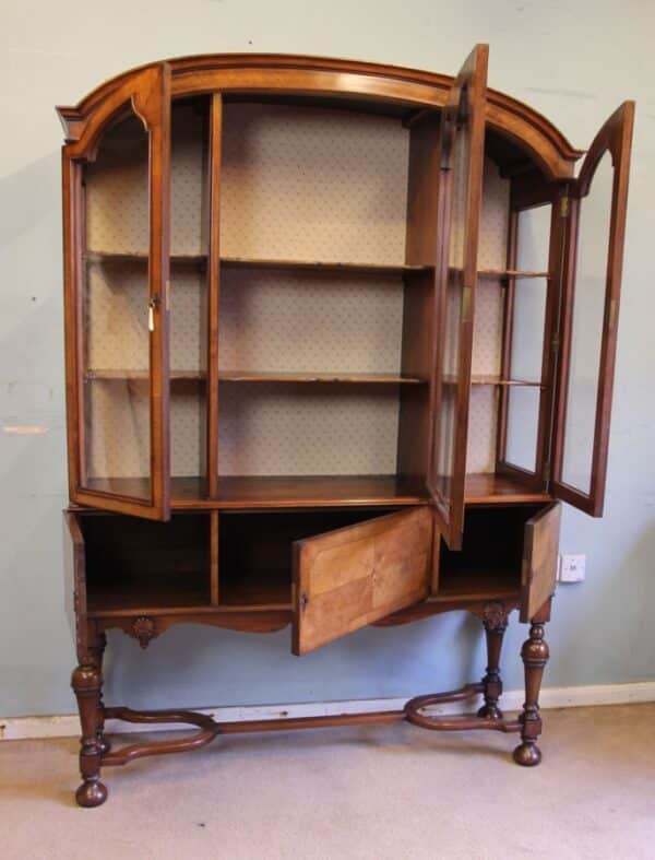 Quality Antique Walnut Display Cabinet Antique Antique Cabinets 21