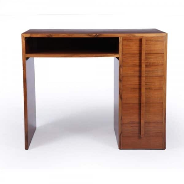 Art Deco Desk In Walnut c1930 Antique Desks 17