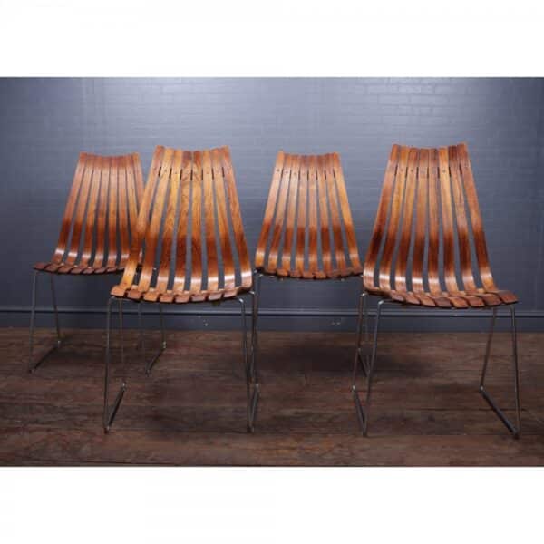Mid Century Dining Chairs by Hans Brattrud for Hove Mobler, Set of 4 - Image 16