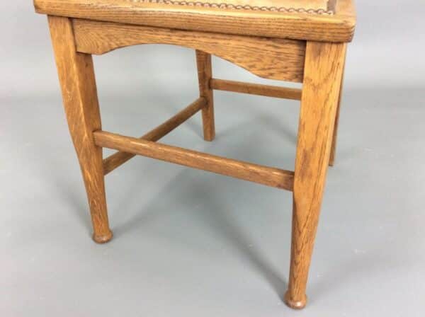 Set of Six Arts & Crafts Dining Chairs - Image 11