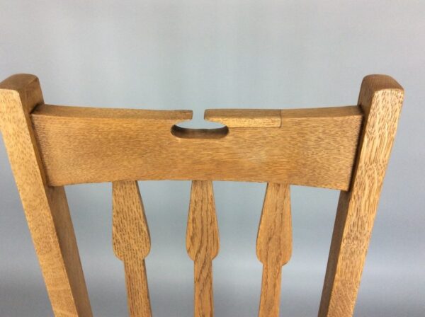 Set of Six Arts & Crafts Dining Chairs - Image 7