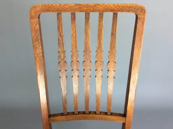 Shapland & Petter Arts and Crafts Dining Chairs Arts and Crafts Antique Chairs 6