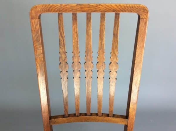 Shapland & Petter Arts and Crafts Dining Chairs - Image 4
