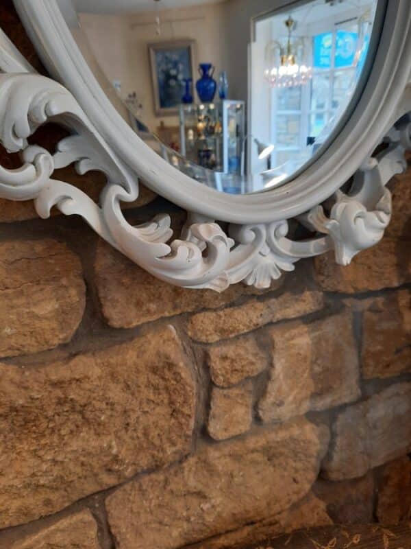 19th Century Large French Rococo Wall Mirror Victorian French Mirror Antique Mirrors 5