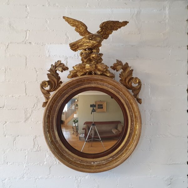 Regency convex mirror Antique Mirrors 3