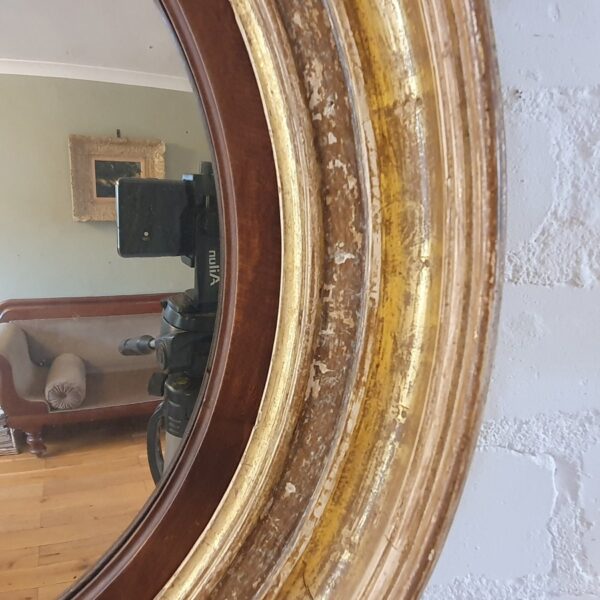 Regency convex mirror Antique Mirrors 7