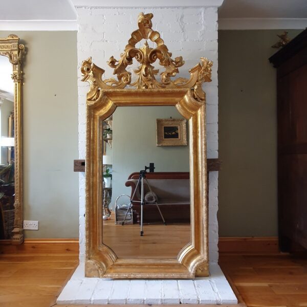 French giltwood wall mirror french mirror Antique Mirrors 4