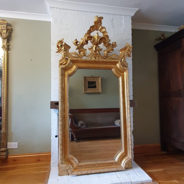 French giltwood wall mirror french mirror Antique Mirrors 3