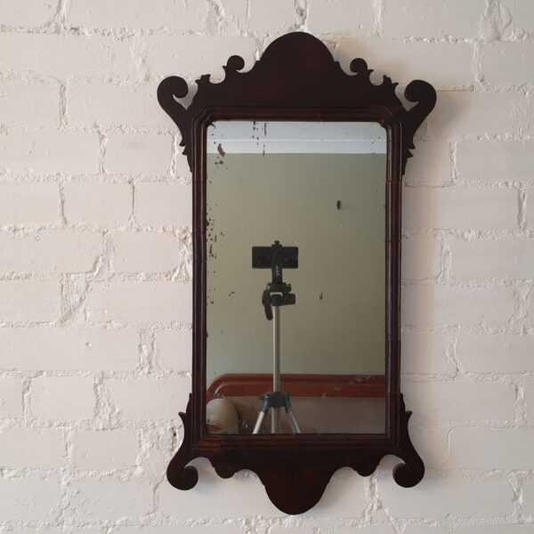 English fret wall mirror - Image 2