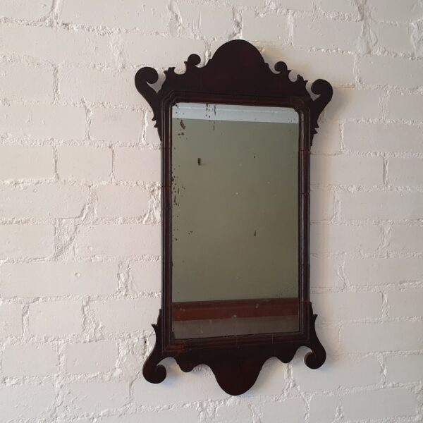 English fret wall mirror