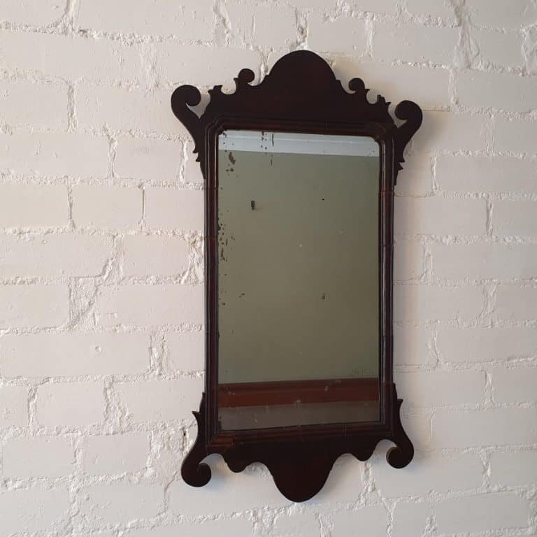 English fret wall mirror