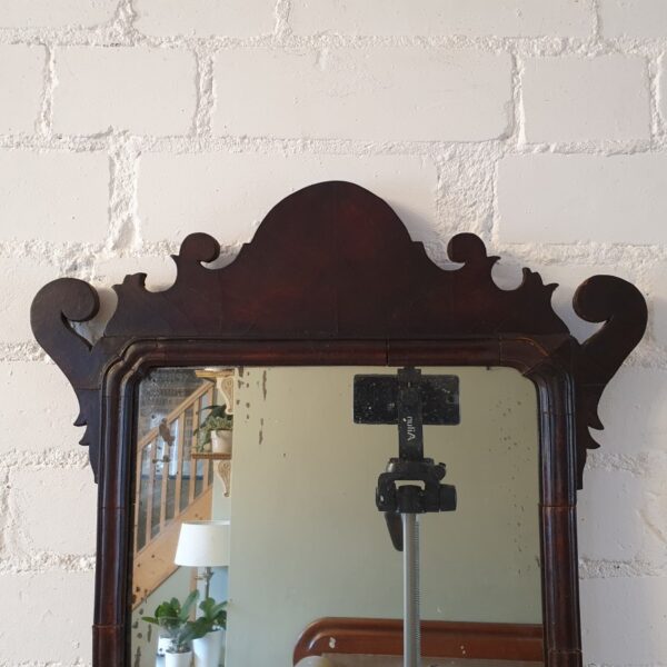 English fret wall mirror - Image 4