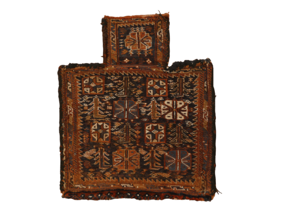SHAHSEWAN SUMAK SALTBAG 60cm x 50cm Antique Antique Rugs 3