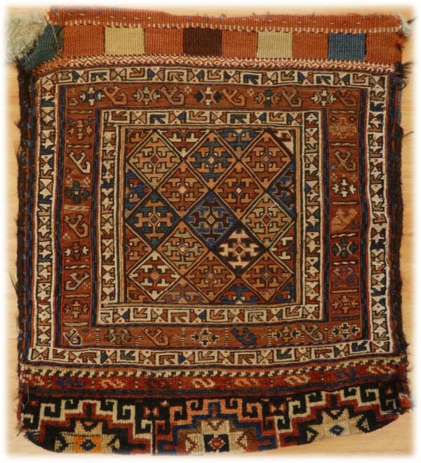 SHAHSEWAN SUMAK BAGFACE 65cm x 57cm decorative Antique Rugs 3