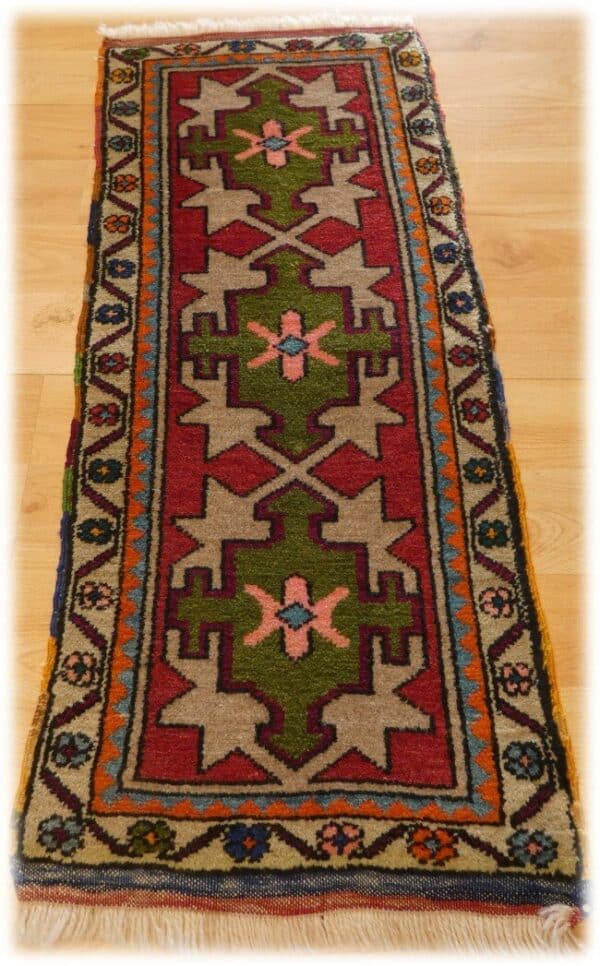 ANATOLIAN YASTIK 95cm x 43cm Antique Rugs 3