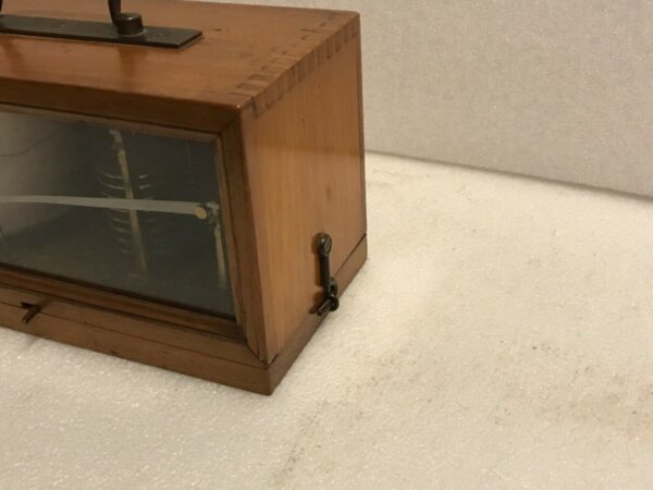 Barograph mahogany cased top French maker - Image 2