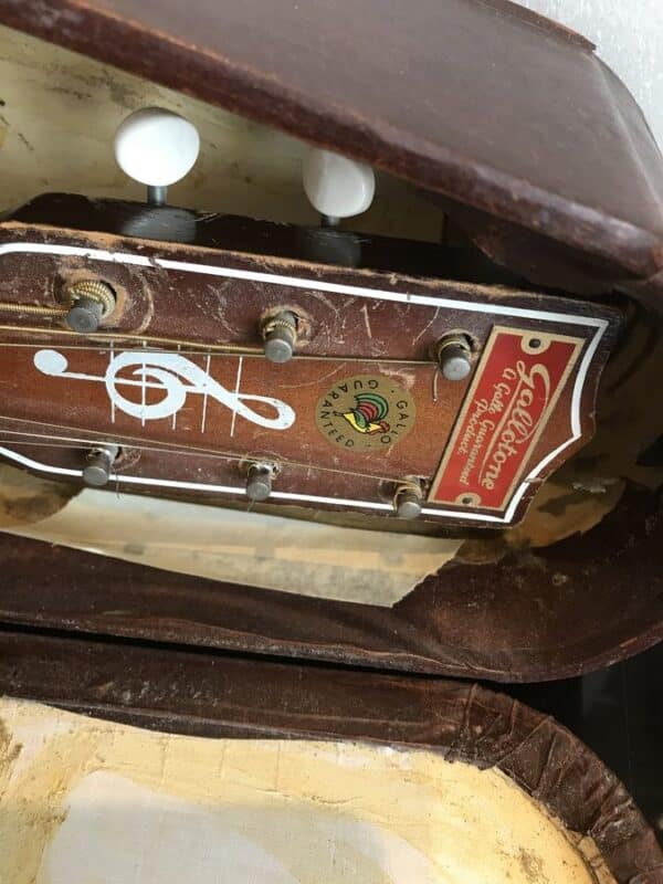 Gallotone Champion acoustic guitar British Antique Musical Instruments 4