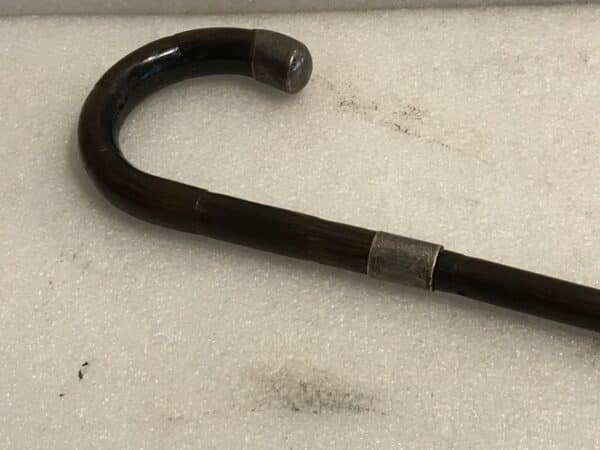 Gentleman’s walking stick sword stick with silver mounts - Image 2