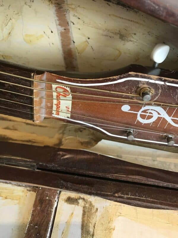 Gallotone Champion acoustic guitar British Antique Musical Instruments 5