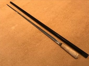 Superb Gentleman’s quality walking stick come sword stick Antique Miscellaneous 4