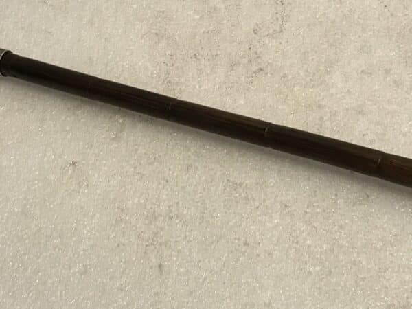 Gentleman’s walking stick sword stick with silver mounts - Image 3