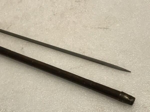 Gentleman’s walking stick sword stick with silver mounts - Image 11
