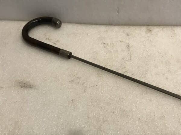 Gentleman’s walking stick sword stick with silver mounts - Image 12