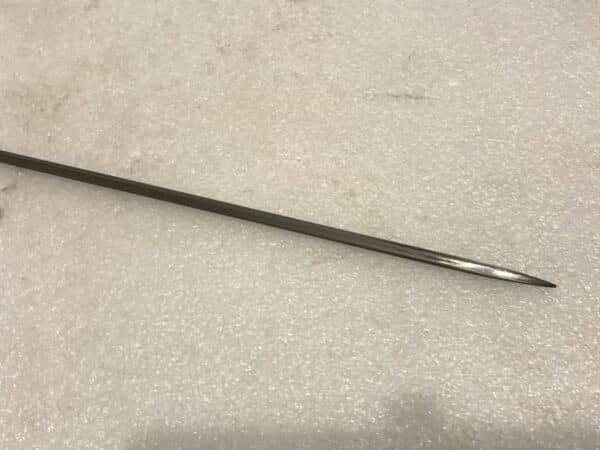 Gentleman’s walking stick sword stick with silver mounts - Image 14