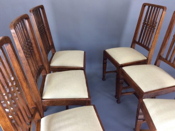 Shapland & Petter Arts and Crafts Dining Chairs - Image 8
