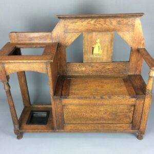 Liberty Arts & Crafts Oak Box Settle Arts and Crafts Antique Furniture