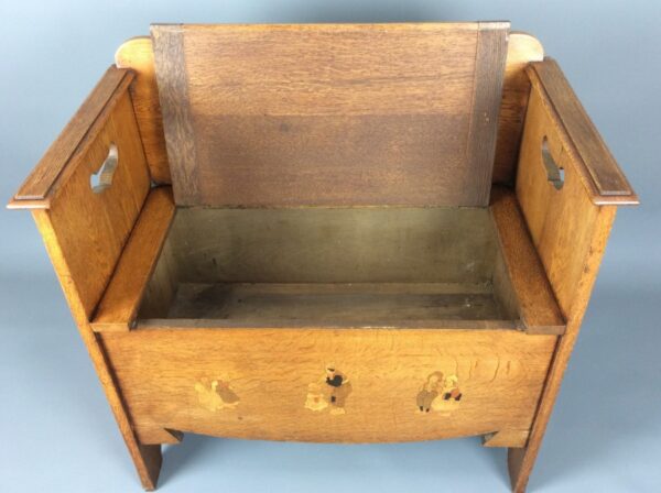 Arts & Crafts Liberty Box Settle Arts and Crafts Antique Furniture 8
