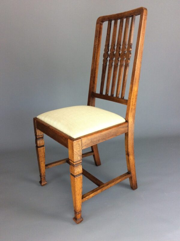 Shapland & Petter Arts and Crafts Dining Chairs - Image 5