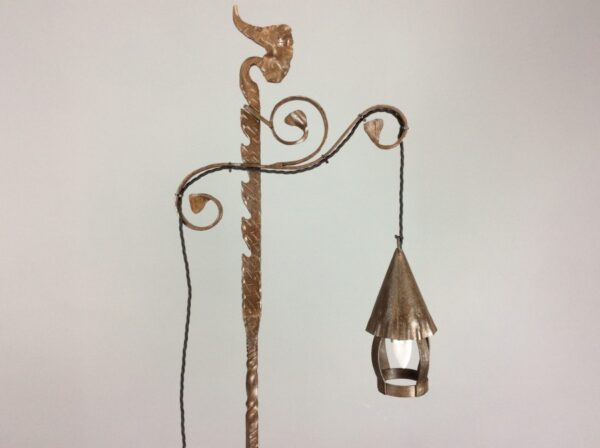 Wrought Iron Arts & Crafts Floor Lamp Arts and Crafts Antique Lighting 4