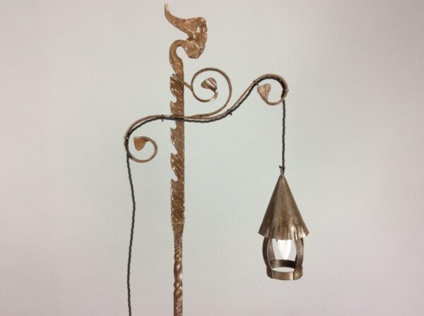 Wrought Iron Arts & Crafts Floor Lamp - Image 2