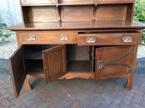 Arts & Crafts Oak Dresser - Image 8