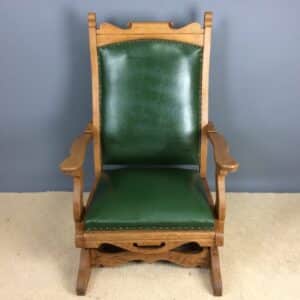 Arts & Crafts Oak Rocking Chair Arts and Crafts Antique Chairs